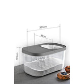 Takaz Global MultiBox Erzak Bakliyat Kutusu Sürgülü Kapak 7.5 Litre 718467